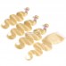613 Virgin Hair Bundles Body Wave With 6x6 Lace Closures